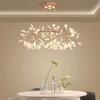Nordic Minimalist Firefly Branch Chandelier for Restaurant, Hotel, and Villa