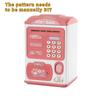 Cartoon Fingerprint Piggy Bank Password Lock Coin Deposit Box Mini ATM Machine Cash Safe  Student