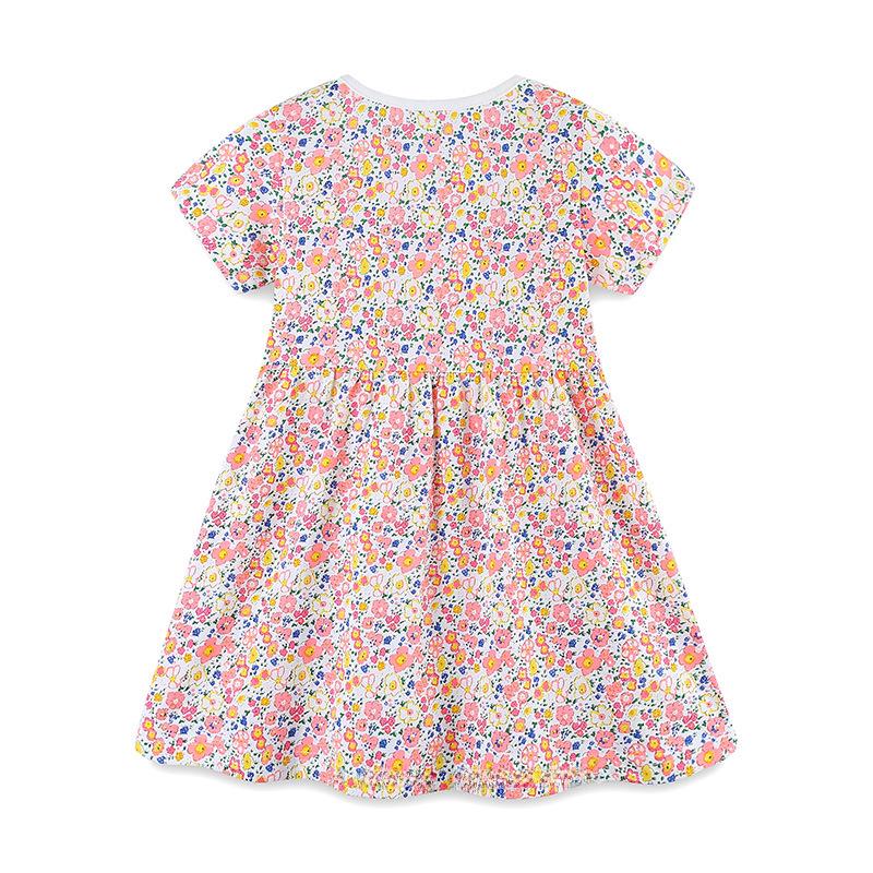 Summer Floral Princess Dress for Girls - European & American Style