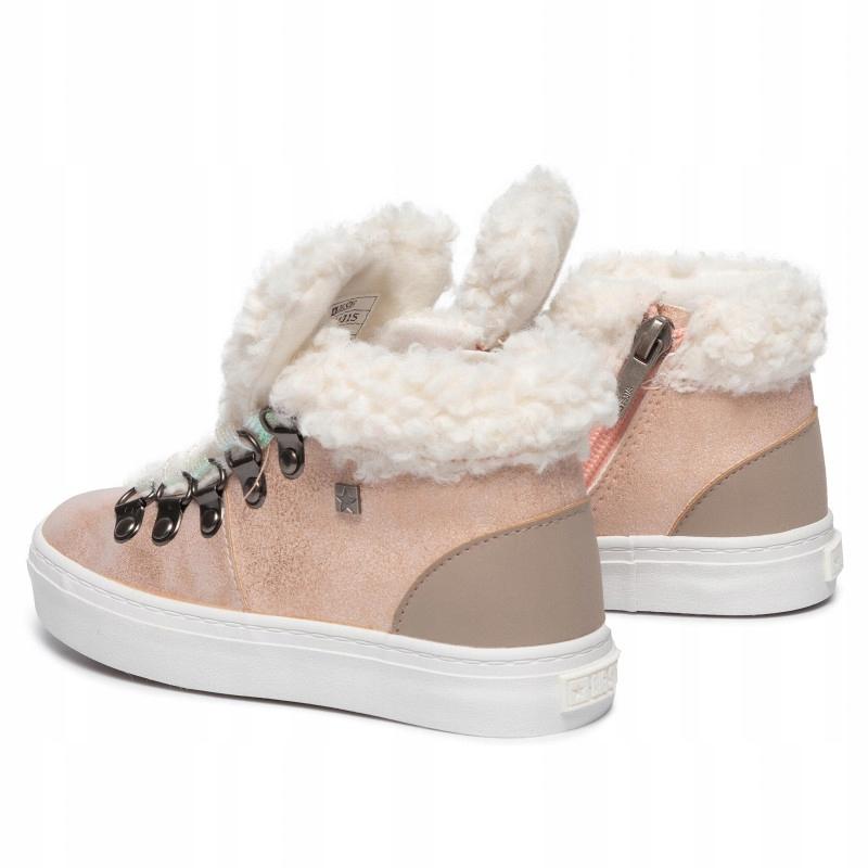 Big Star EE374015 - Children's Pink Eco-leather Ankle Boots