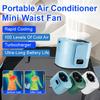 Portable Mini Rechargeable Small Fan High Speed Cooling for Outdoor Workplace High Temperature Work Waist Fan