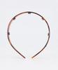 Alexandredeparis Pleasance Hairband Brown Shell