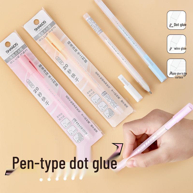 Quick-Dry Dot Glue Pen for DIY Crafts, Students & Stationery