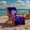 Ultra-Soft Beach Towel with Blue Beetle Theme,Ideal for Pool - Camping, Diving - Perfect Travel Essential, Vibrant Beach Towel.