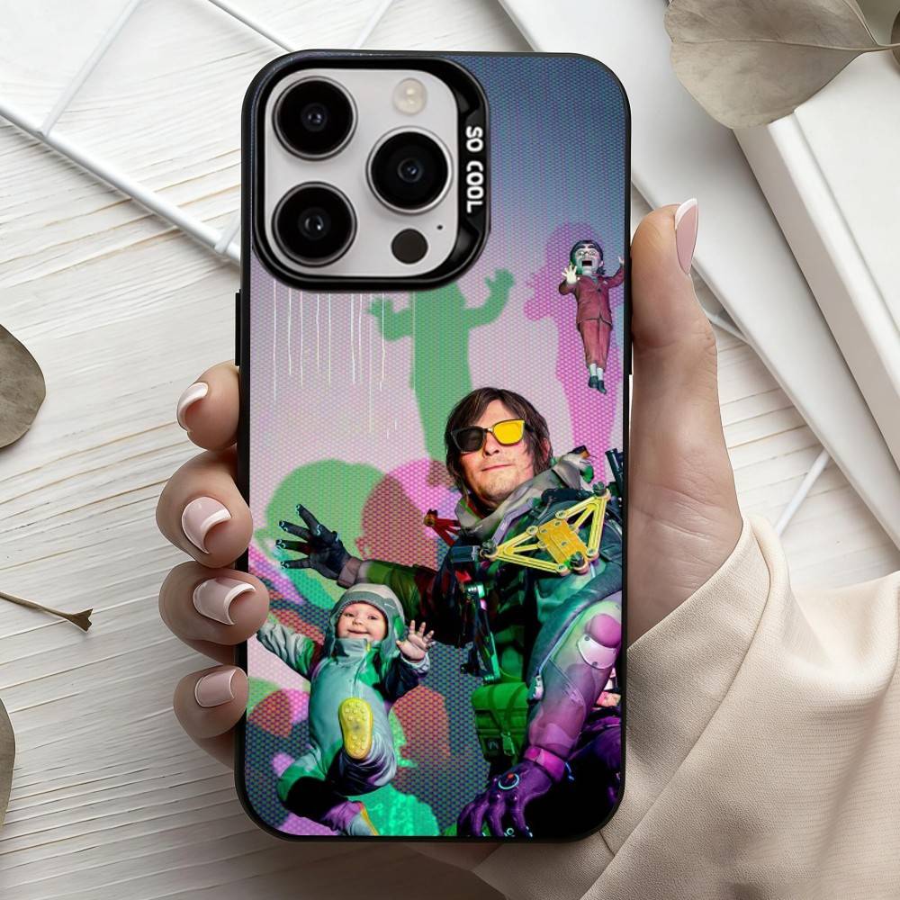 G-Game D-Death S-Stranding   Phone Case For iPhone17,16,15,14,13,12,11 Plus,Pro Max Black Candy silver phone case iPhone11PROMAX