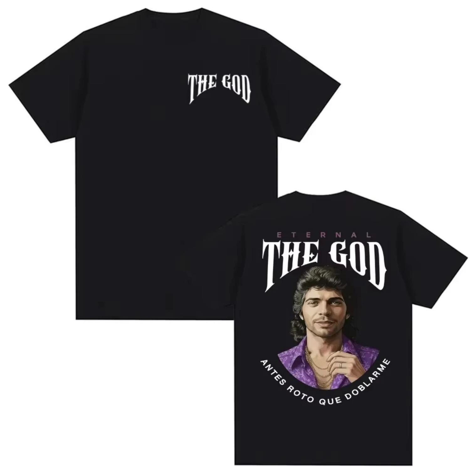 

Camarón De La Isla Eternal The God Graphic T Shirts Men Women Casual Pure Cotton Short Sleeve T-shirt Fashion Style T Shirt S