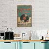 Music Poster Vintage Poster Record Music Canvas Art Poster and Wall Art Picture Print Funny Metal Sign Poster Wall Art for Kitchen Garden Bathroom