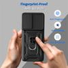 For Motorola G06 4G Case Metal Ring Magnetic Holder Armor Phone Cases for Moto G06 G 06 Slide Lens Shockproof Silicone PC Cover