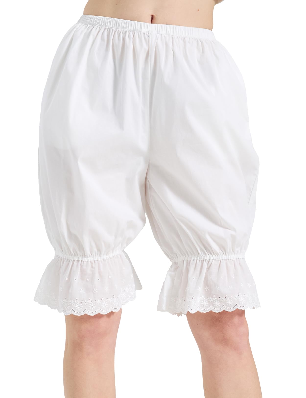 [BEAUTELICATE] Pettipants, Japanese-style underwear, 100% cotton, underpants for women, anti-see-through, anti-static, embroidered hem, inner pants,