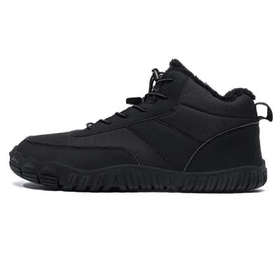 Stivali Invernali da Uomo Stivali da Neve Casual per Uomo Comode Morbide Scarpe da Uomo in Cotone 2025 Nuove Scarpe Calde in Peluche Stivali da Neve da Uomo per Escursionismo