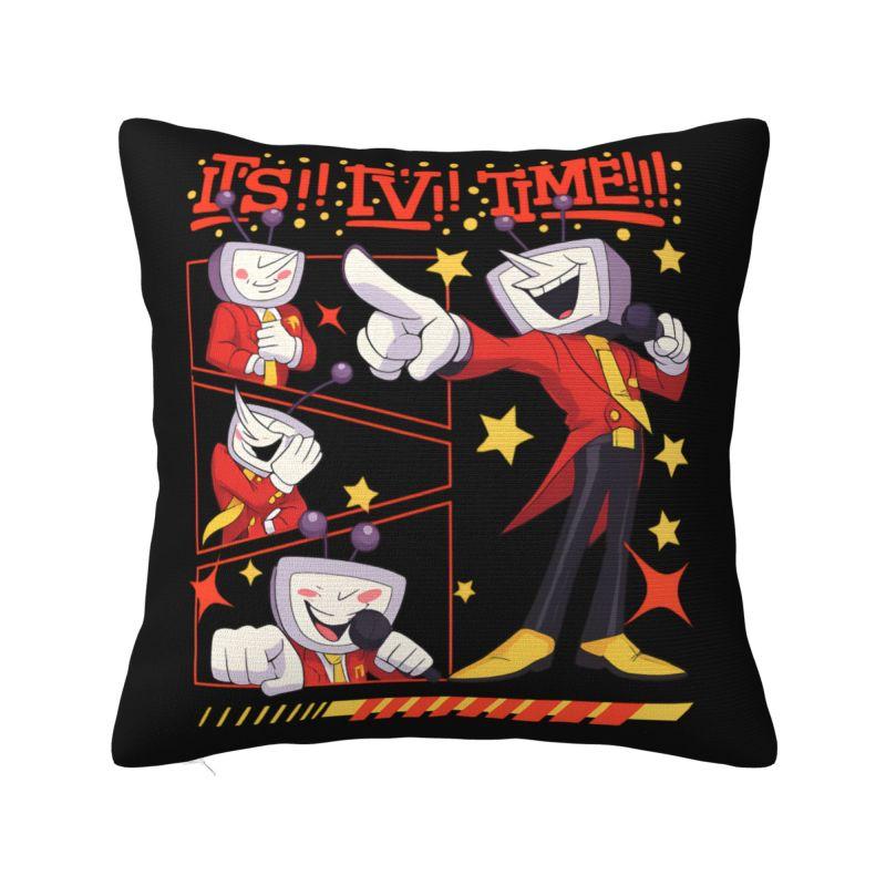 Lancer Deltarune Lovely Cushion Cover X Cm Polyester Velvet Throw Pillow Case For Sofa Living Room Decoration Pillowslip