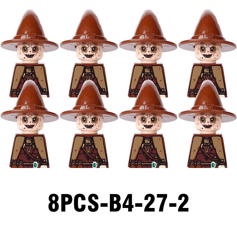 MOC Medieval Castle Building Blocks Set House Bedroom Table Furniture Kitchen Knight Witch Wizard Halloween Skeleton Brick Toys