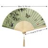Butterfly Tassel Folding Fan Chinese Style Handheld Fan Ancient Bamboo Fan  Hanfu Accessories