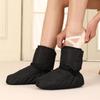 Winter Warming Up Ballet Shoes for Womens Kids Girls Ladies National Dance Shoes Warm Antiskid Cotton Ballerina Boots Exercises