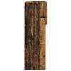 Wall Mounted TV Cabinet with LED Lighting Reclaimed Wood Finish 40.5 x 30 x 90 cm
