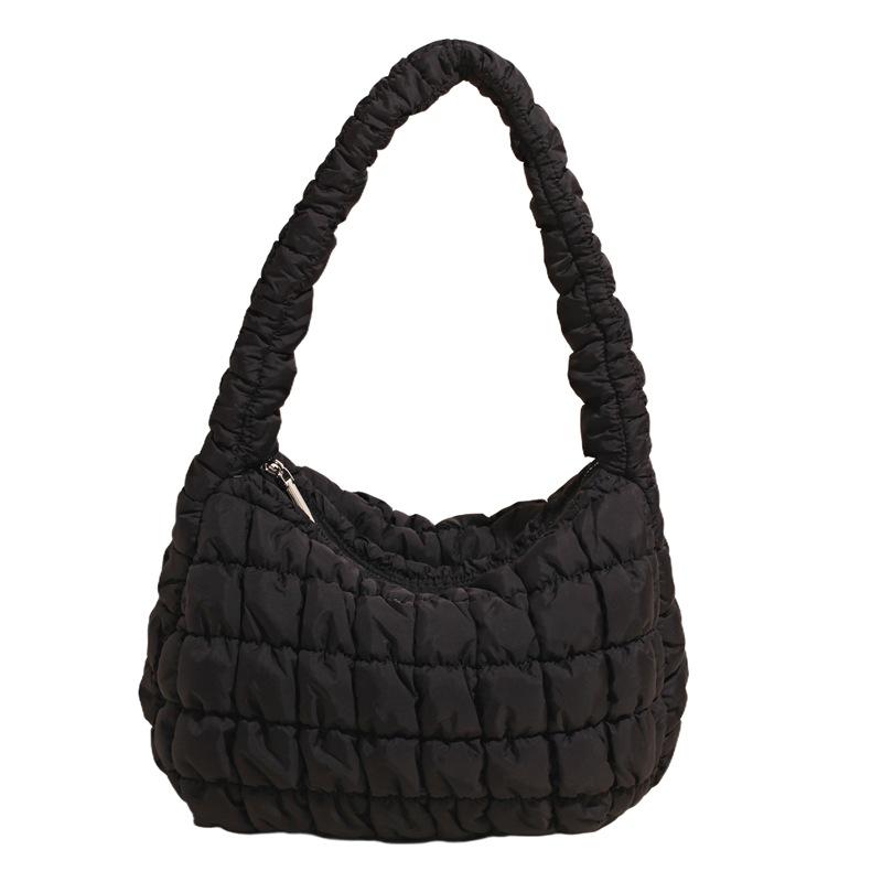 Bag niche design new pleated cloud bag casual versatile single shoulder armpit bag large capacity dumpling bag