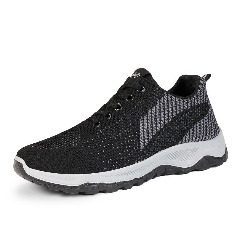 

Мужская удобная, модная, износостойкая повседневная обувь на мягкой подошве 44 чёрный