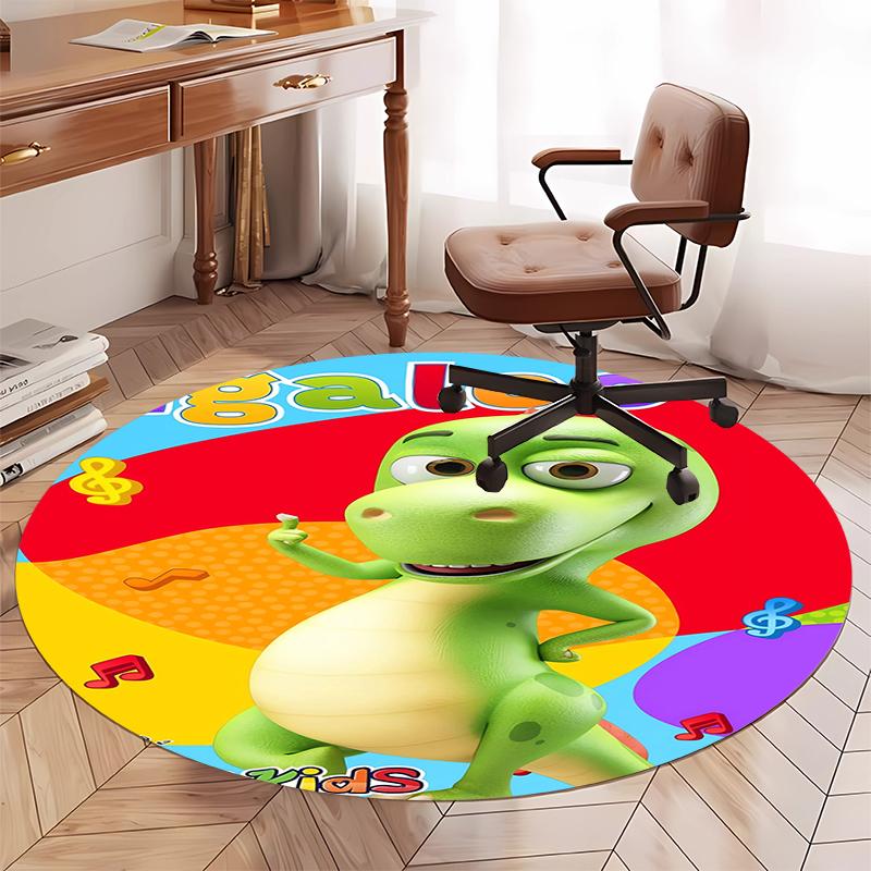 CoComelon Printed Round Rug Carpet Chair Rug Area Rug Entryway Doormats,for Office Chair Living Room Bedroom Kitchen Room.