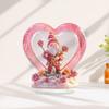 Colorful Rabbit 2D Acrylic Ornament for Easter and Valentine's Day Decor