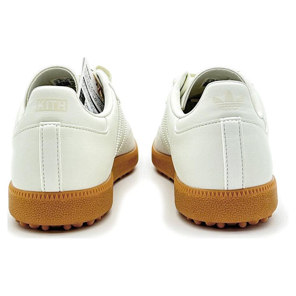Kith x adidas Samba Senza Chiodi da Golf Bianche Gomma Unisex Sneakers Tinta Bianca IG5709