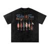 Fishin & Free | Snow Washed Oversized Cotton T-Shirt and Kids Shirt