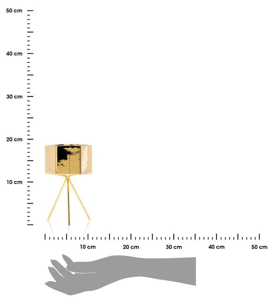 Doniczka Sashi Gold 18,5 Cm