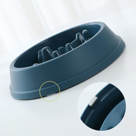 Pet Bowl Non-Slip Large Capacity Reusable Slow Feeder Dog Breed Food Bowl for Home Use