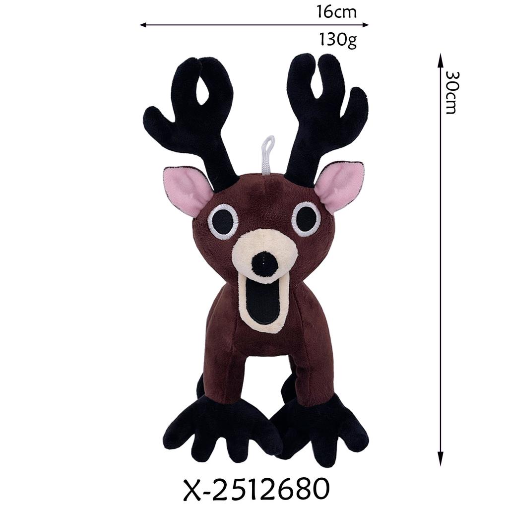 30cm 99 Nights Cartoon In The Forest Deer Plush Toys Cotton Stuffed Doll Anime Animal for Kids Birthday Gift Halloween Gifts