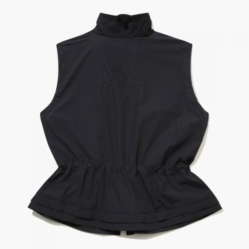 MunSingwear Women S Lightweight Flare veSt Black Mr222lwv42
