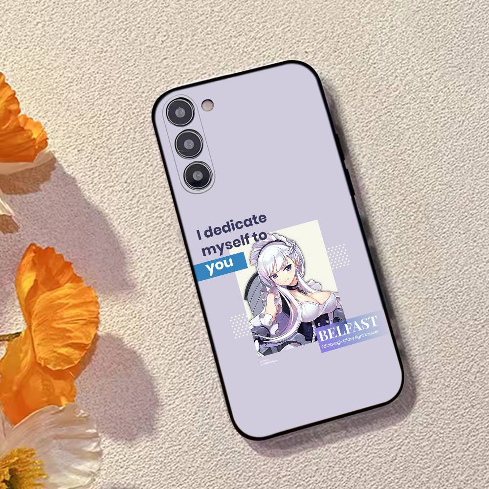Game A-Azur Lane B-Belfast Phone Case Silicone Soft For Samsung Galaxy A73,A72,A71,A70,A53,A52,A51
