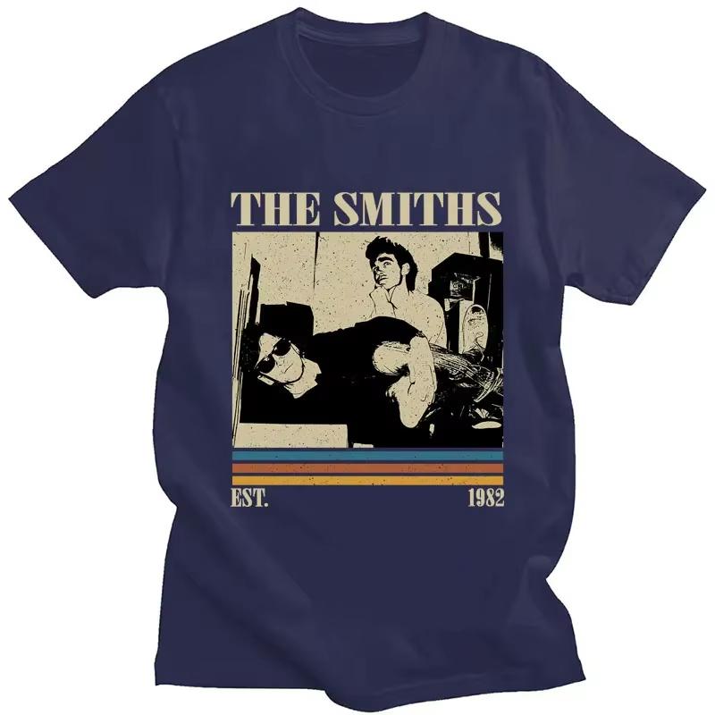 Vintage Style Band The Smiths T Shirt Meat Is Murder Punk Hip Hop T-shirts Men Women Cotton Oversized Summer Men T Shirt