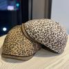 New Leopard Print Advance Hat Women's Spring and Autumn Style Personalized Beret Retro Duckbill Hat