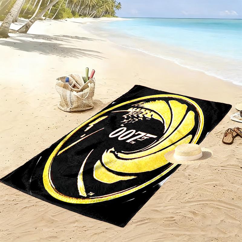 Espionage Intrigue Quantum Solace beach towel soft Beach towel for vacation photos swim Absorbent bath towel Outdoor pool towel beach