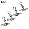 20pcs Set   T Shape   Line Crane Fishing Swivels Connectors Accessories (2Celsius0# )