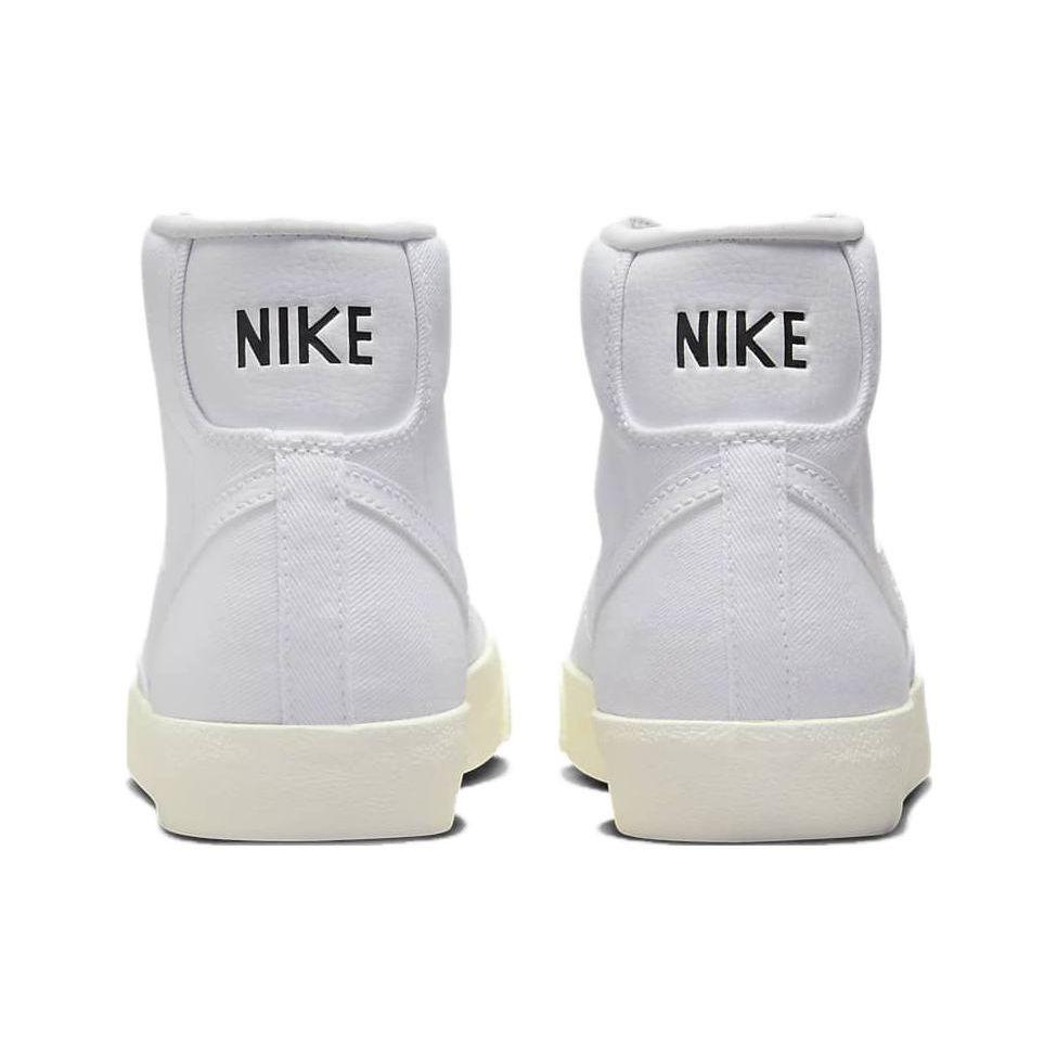 Nike Blazer Mid 77 Canvas White Sail Femei Tenisi Negri DX5550-100
