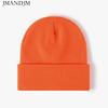 Disponibile Cappello a cuffia doppio ispessito caldo autunno e inverno cappello lavorato a maglia da donna semplice da uomo