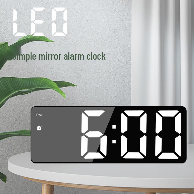 Elegant LED Digital Alarm Clock for Students - Multifunctional Desktop Design