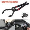 1pcs Car Oil Filter Pliers Clamp Adjustable Hand Tool Oil Filter Remove Tool Filter Element Wrench for Car Repair