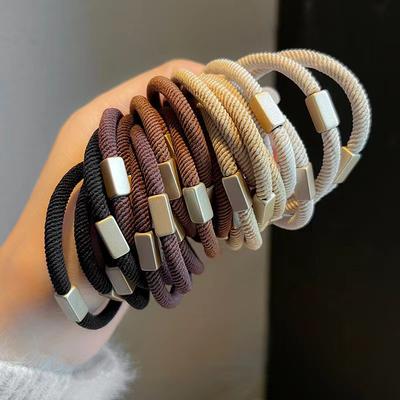 Temperament Rubber Band Female Hair Tie Hair Rope High Elastic Durable Rubber Band Hair Tie Headpiece