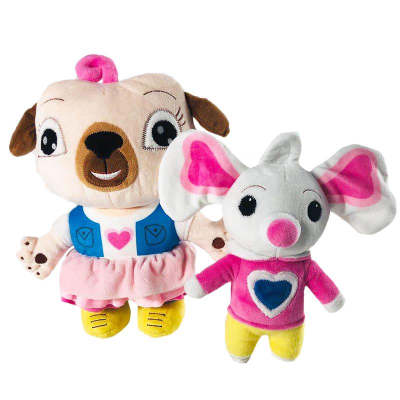1730cm Niedliche Chip und Kartoffel Plüschtiere Stofftier Cartoon Maus Mops Hund Plüschtier Puppe Für Kinder Weihnachten Geburtstagsgeschenke
