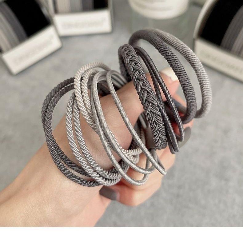 Прочная Высокоэластичная Резинка для Хвоста с Кожаным Покрытием