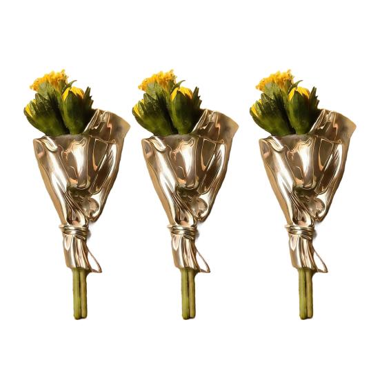 Brooch Random Matching DIY Small Bouquet Decoration Bouquet Vase Design Brooch Pin Coats Dresses Jackets DIY Bouquet Accessory