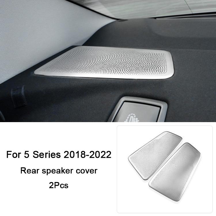 För BMW 5-serie G31 G30 2018 , Bilens dörrhögtalare dekorationsskydd A-stolpens hornskydd Interiörtillbehör