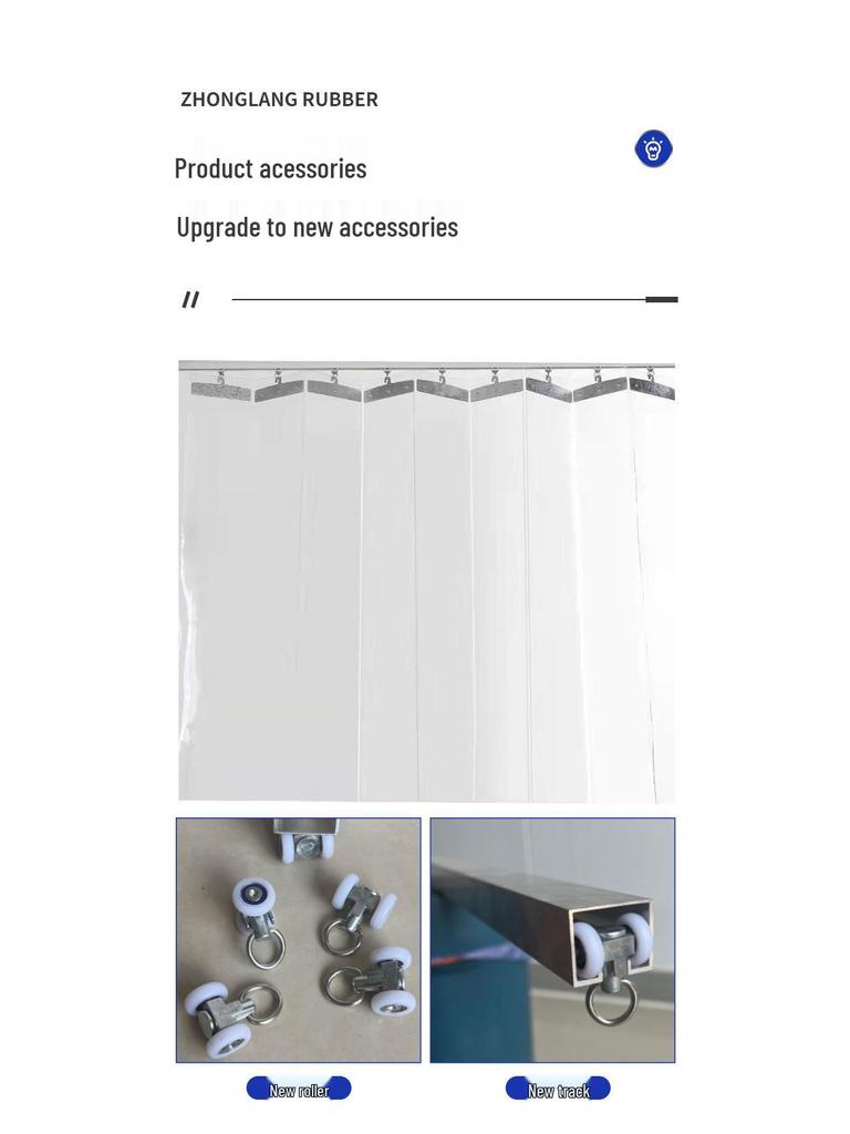 Cold-Proof PVC Door Curtain with Magnetic Closure for Winter