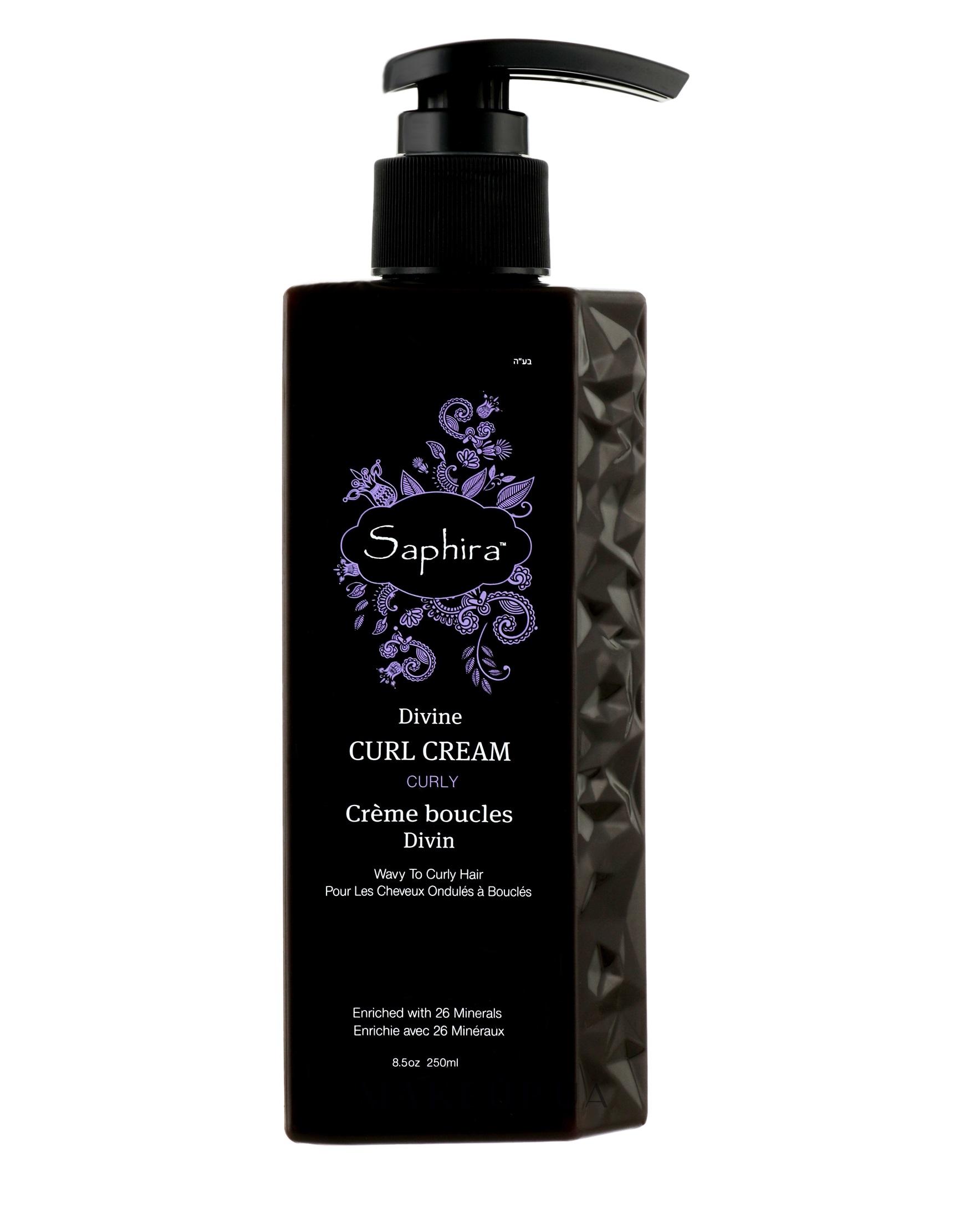 

Мінеральний крем для кучерявого волосся CURLY Saphira 250 мл