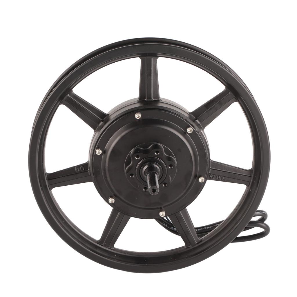 Wheel Hub Motor 14in 36‑60V 350W‑500W Disc Brake Hub Motor for Electric Motorbike Scooter Bicycle