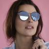 Classic Vintage Round Sunglasses Women Men Luxury Designer Punk Metal Mirror Shade UV400 Sun Glasses