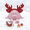 Yousheng 3D Printed Christmas Reindeer Figurine Xmas Elk Ornament Fidget Toy with Movable Joints Articulated Deer Model Car Dashboard Decoration