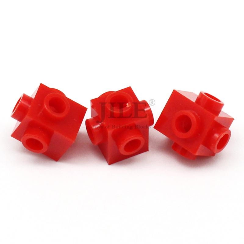 50pcs Building Blocks 4733 Brick Modified 1x1 with Studs on 4 Sides DIY Educational Bricks Bulk Toys Compatible Major Brand