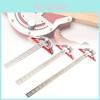 Woodworkers Edge Rule Stainless Steel Clear Scale Angle Measurement Tool 10 Inch
